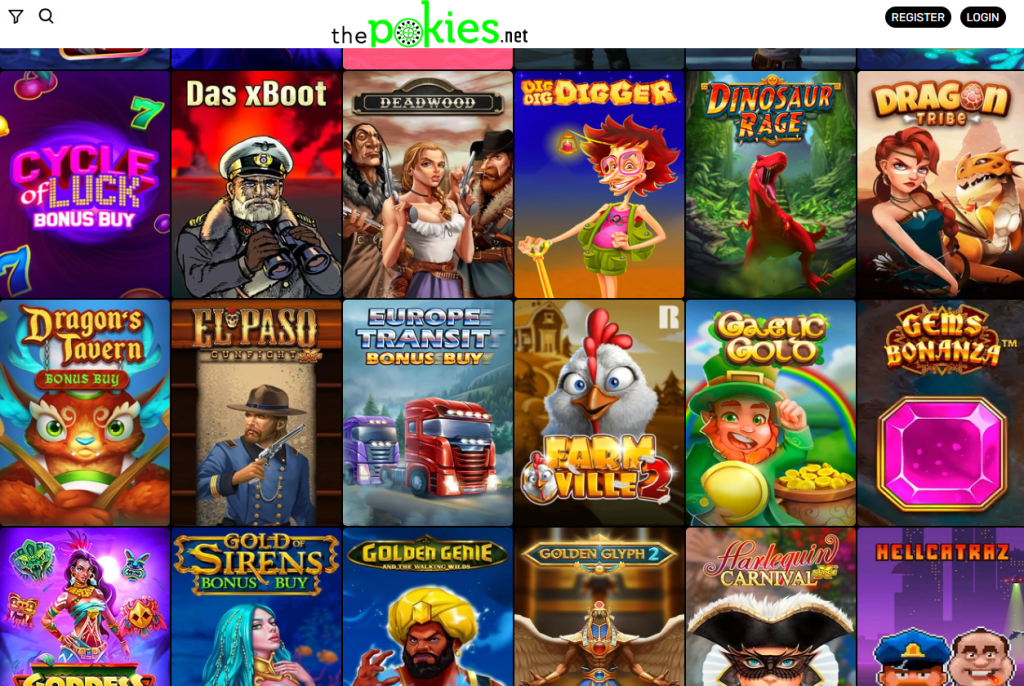 ThePokiesNet Games